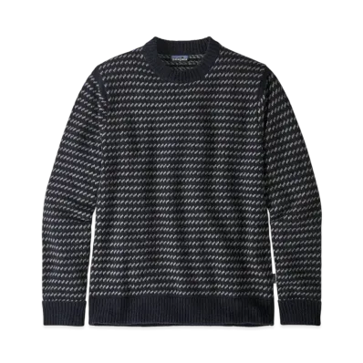 Patagonia Men's Recycled Wool Blend Sweater "Navy"
