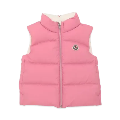 MONCLER Baby Kids Down Vest "Pink"