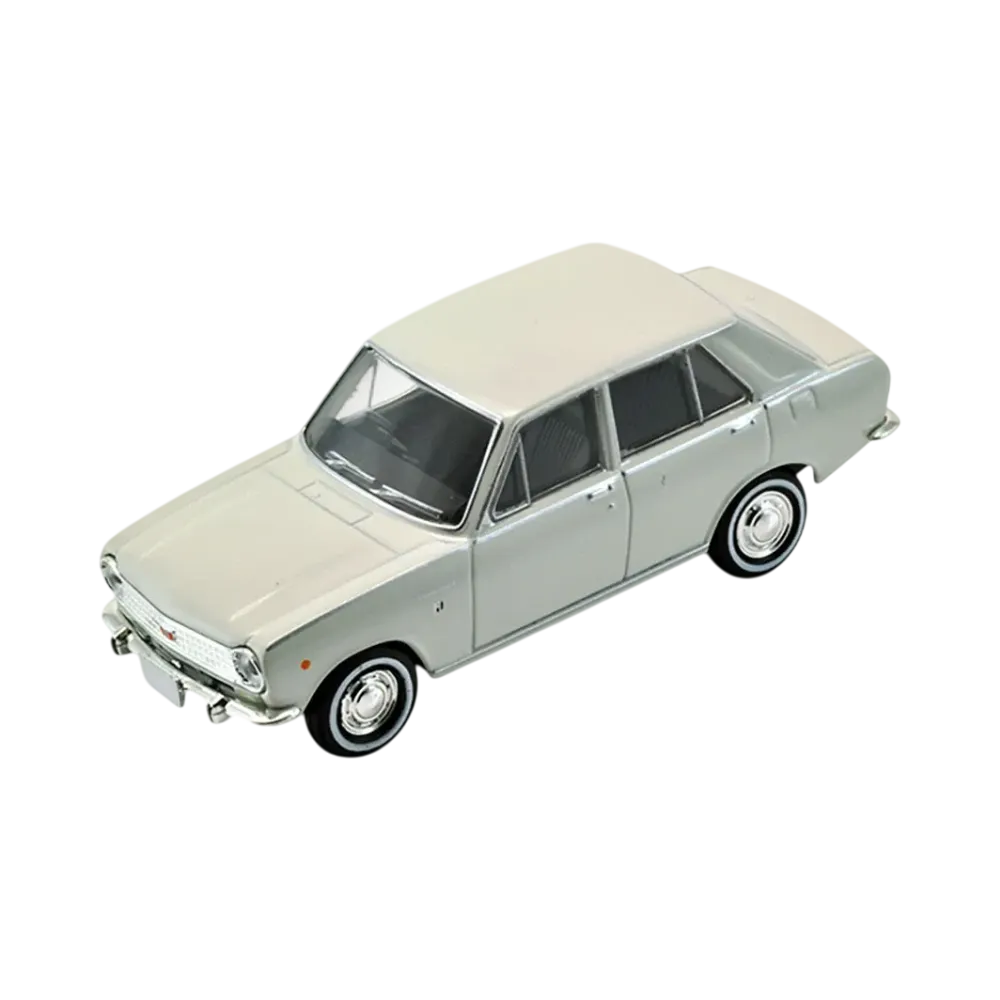 TOMYTEC "TOMICA LIMITED VINTAGE" 1/64 LV-115a Datsun Sunny 1000 4-Door Deluxe (White) 1968