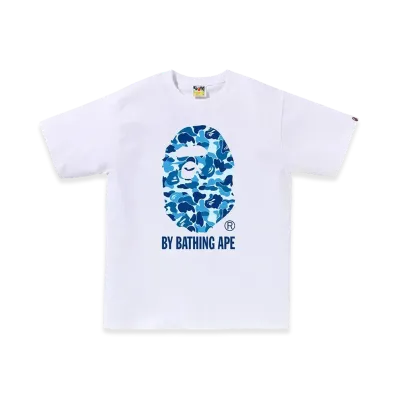 A BATHING APE ABC Camo By Bathing Ape Tee "White/Blue"