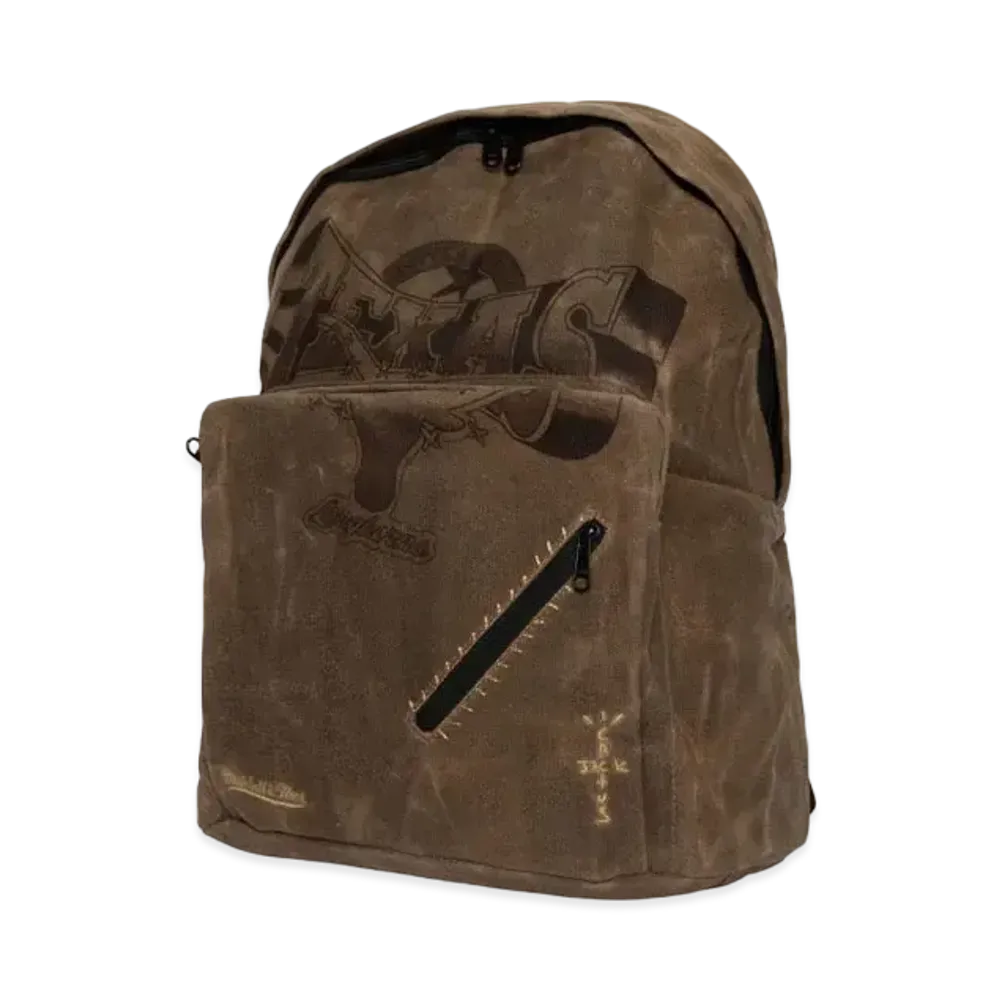 Travis Scott x M&N x University Of Texas Backpack "Beige"