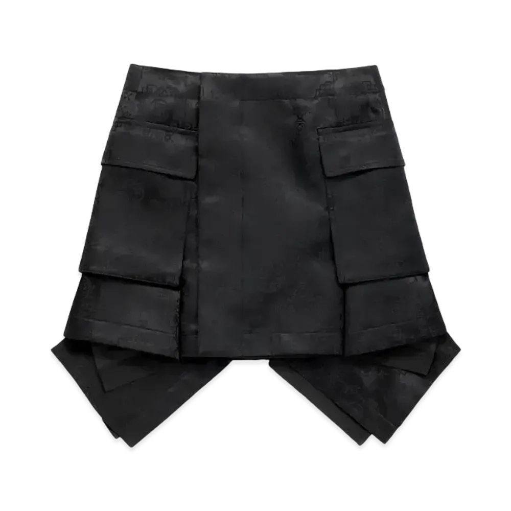 sacai x CLOT Women's Skirt "Black"
