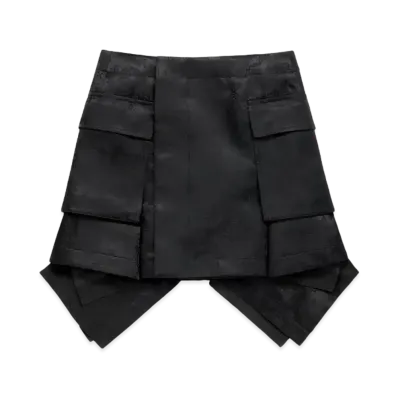sacai x CLOT Women's Skirt "Black"