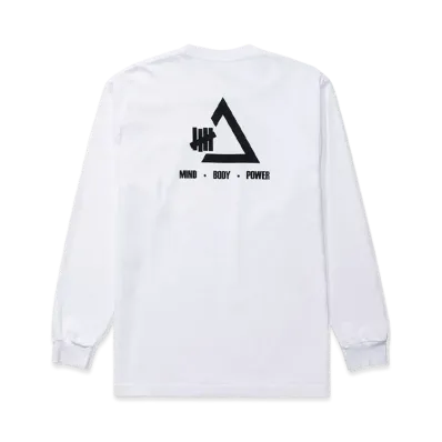 UNDEFEATED UACTP LOGO L/S TEE - UA80005 "White"