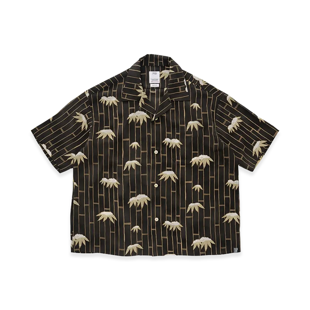 visvim Copa Shirt S/S Bamboo (Chirimen) "Black"