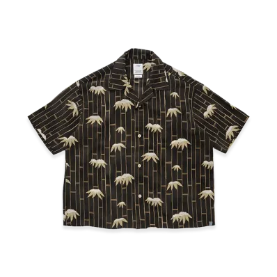 visvim Copa Shirt S/S Bamboo (Chirimen) "Black"