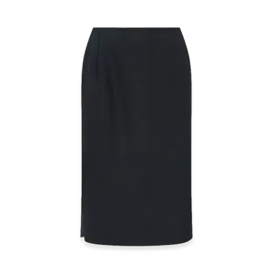 The Row Women's Colm Virgin Wool and Silk Skirt "Black"