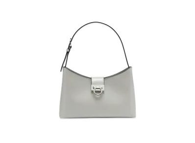 Salvatore Ferragamo Trifolio Shoulder Bag "Rhinoceros Grey"