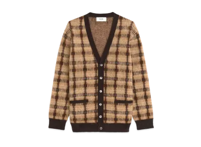 CELINE Cardigan / Brush Domo Hair "Beige"