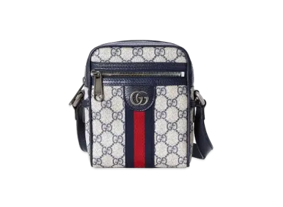 GUCCI Ophidia GG Small Shoulder Bag GG Supreme Canvas "Beige/Blue"