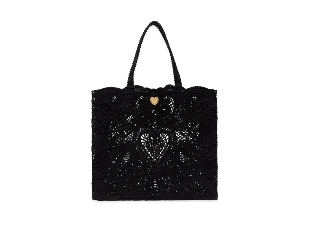 Dolce & Gabbana パーティーバッグ 黒 ベルベット Marlene Bags | Dolce&Gabbana