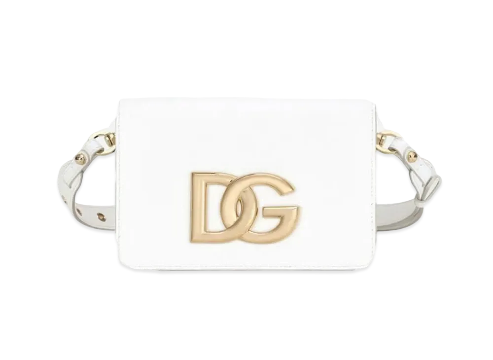 Dolce&Gabbana 3.5 Cross Body Bag Calfskin "White"