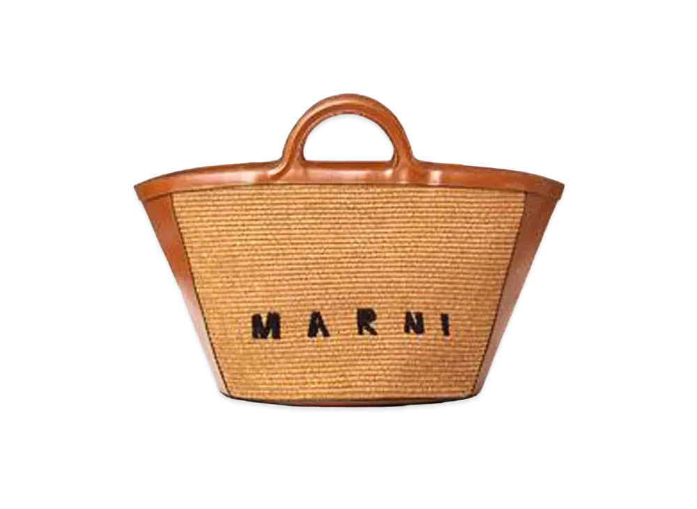Marni Tropicalia Summer Small Bag "Raw Sienna"