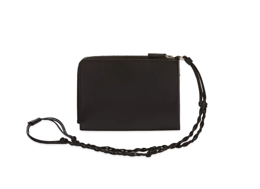 Jil Sander Tangle Passport Holder "Black"