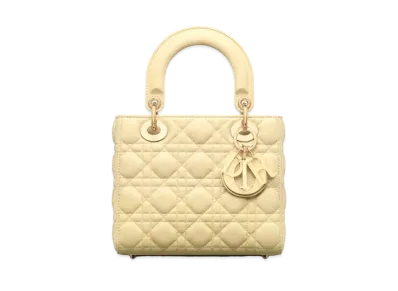 Dior Lady Dior My ABCDior Bag Pale Yellow Cannage Lambskin "Pale Yellow"