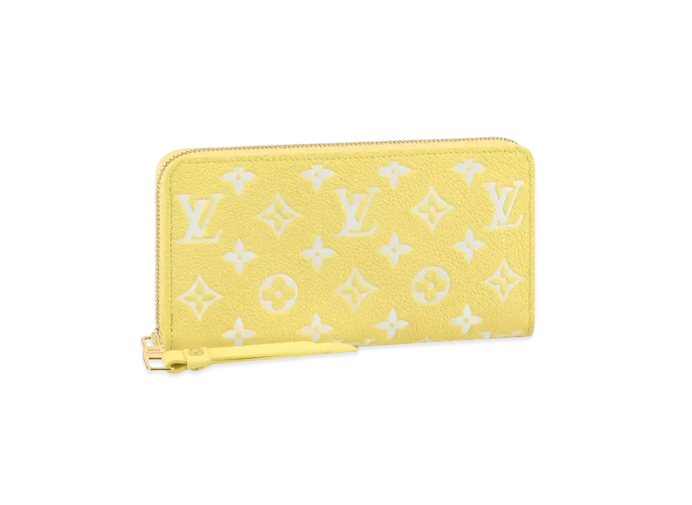 Louis Vuitton Zippy Wallet Monogram Empreinte "Yellow"