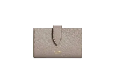 CELINE Key Case In Grained Calfskin "Pebble"