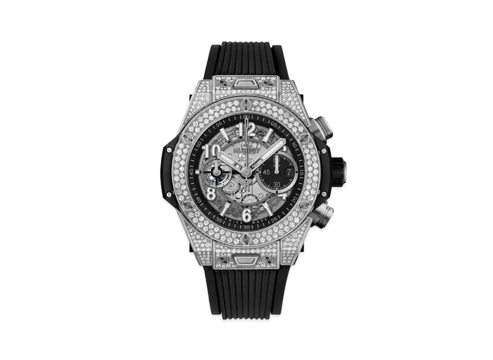 HUBLOT Big Bang Unico Titanium Pave 44mm