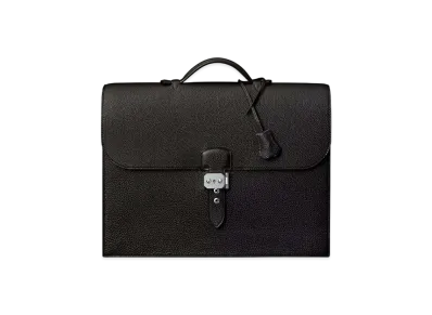 Hermes Document Case Sac A De Pet 2-38 "Black"