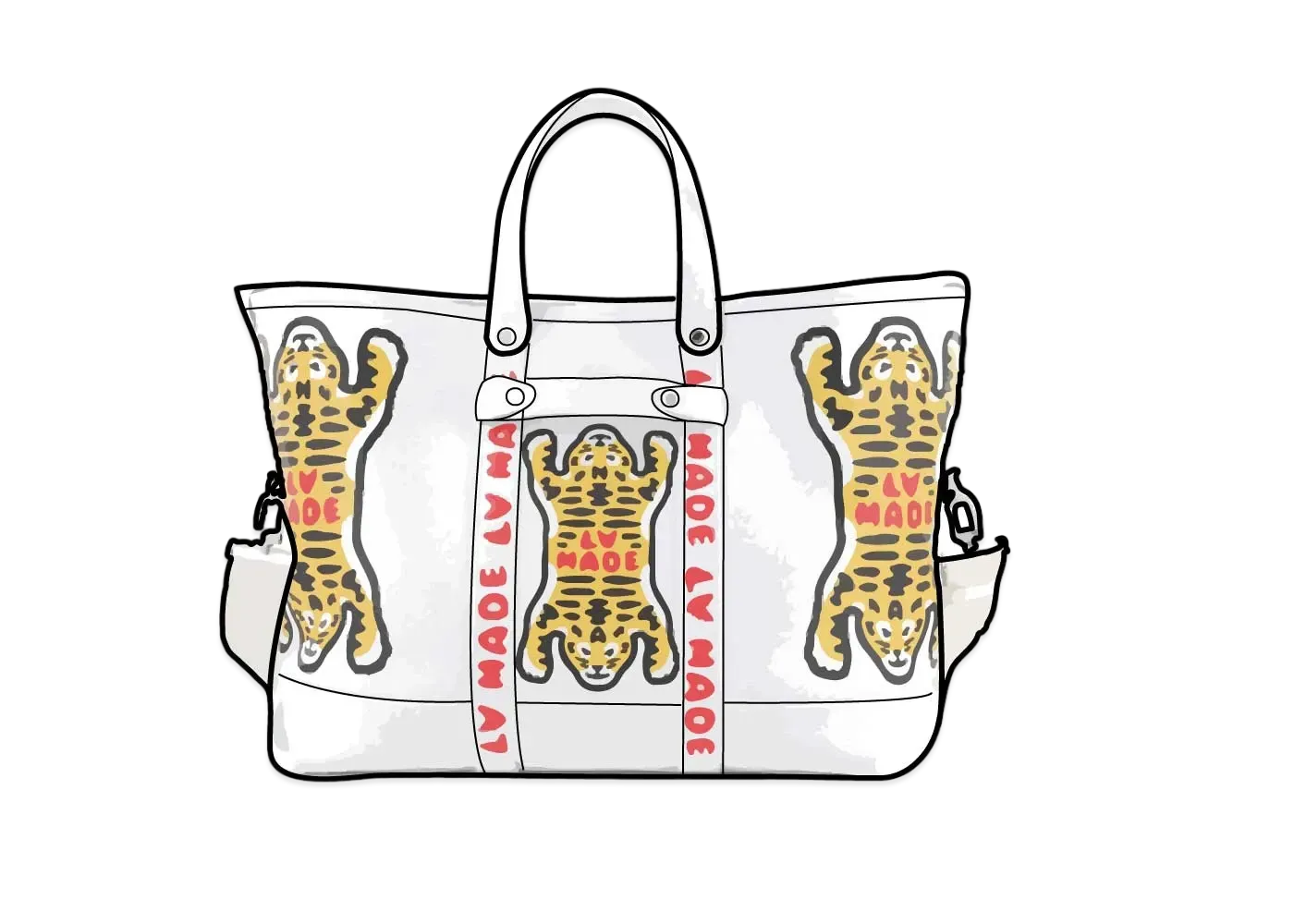 Louis Vuitton x NIGO TOTE JOURNEY "White"