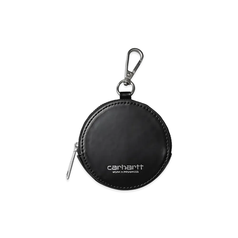 Carhartt WIP Script Coin Wallet "Black/Silver"