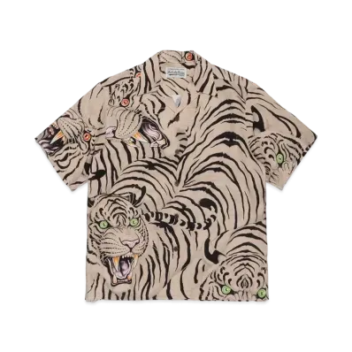 WACKO MARIA TIM LEHI / HAWAIIAN SHIRT "Beige"