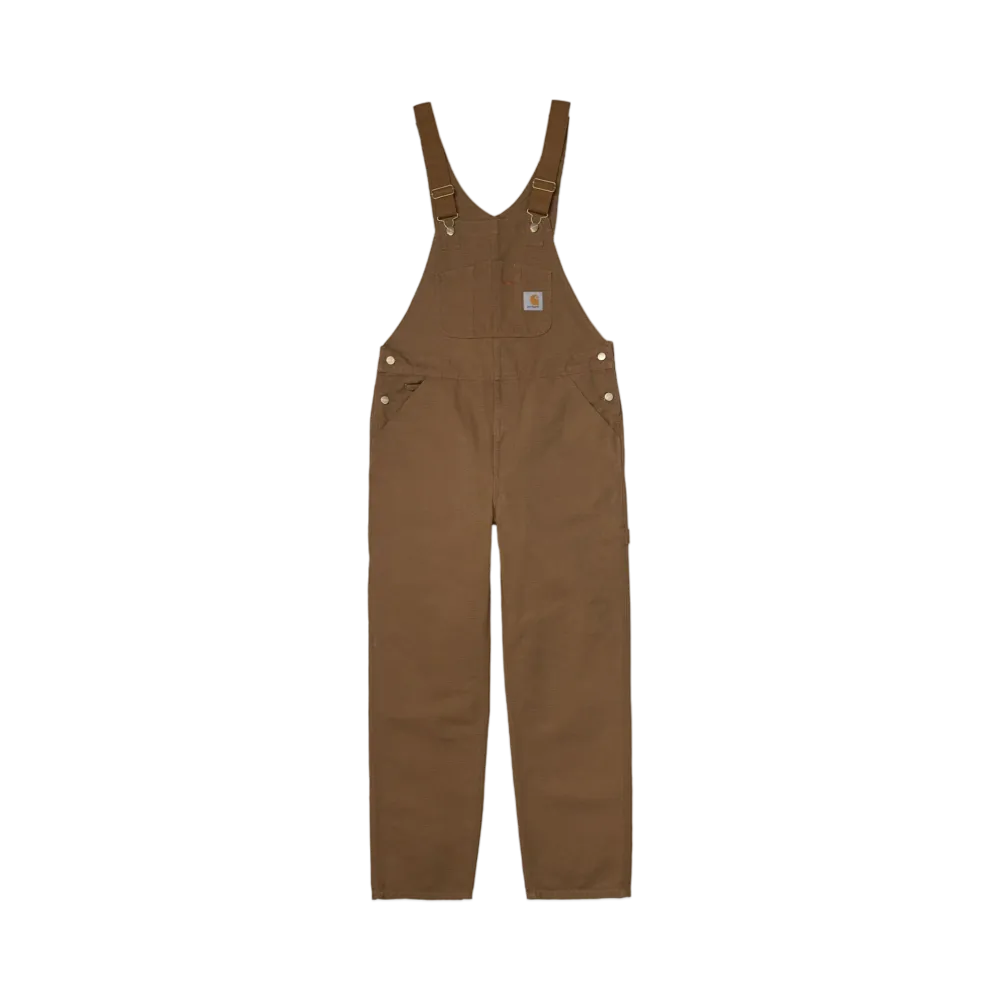 Carhartt WIP Bib Overall "Hamilton Brown(Rinsed)"