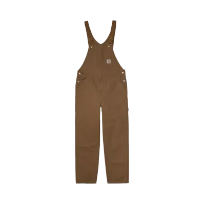Carhartt WIP Bib Overall "Hamilton Brown(Rinsed)"