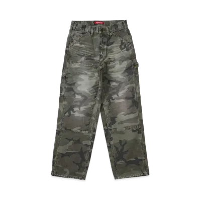 Supreme Worn Double Knee Painter Pant "Woodland Camo" (26FW)