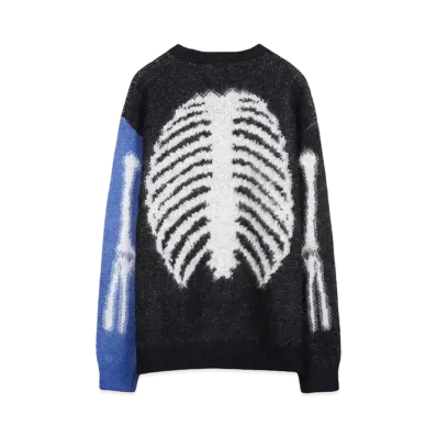 FTW MOHAIR KNIT SWEATER "BLUE / BLACK"