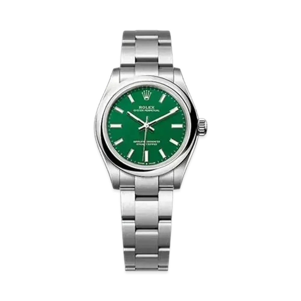 ROLEX Oyster Perpetual 31mm Oystersteel 277200 "Green"