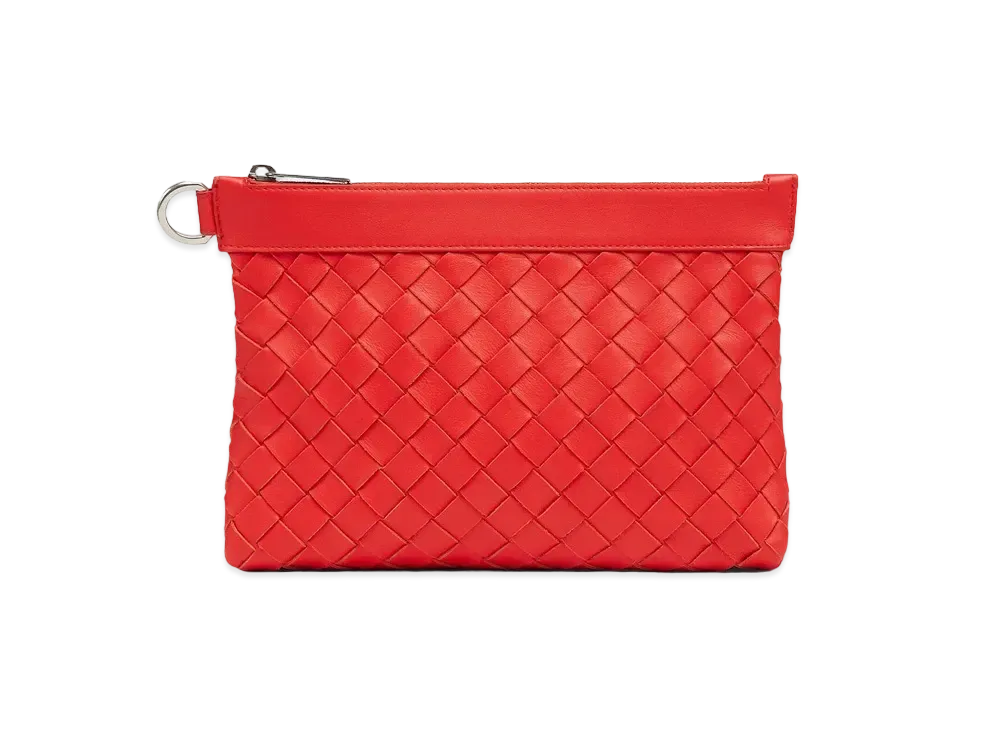 Bottega Veneta Classic Intrecciato "Tomato"