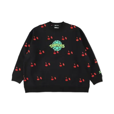 WIND AND SEA x TMN (SALAMI PATTERN) CREW NECK "Black"