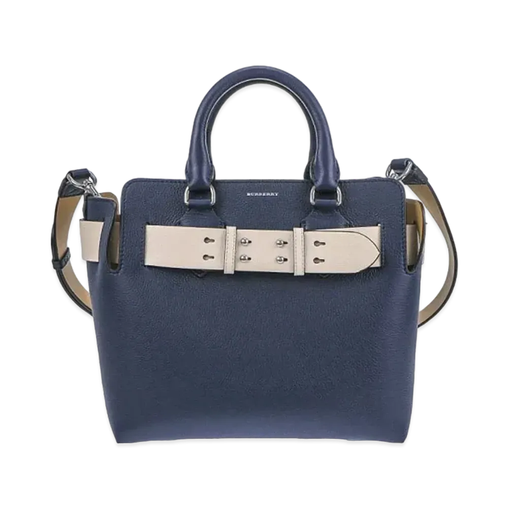 Burberry Belt Bag Leather 2Way Bag "Navy"