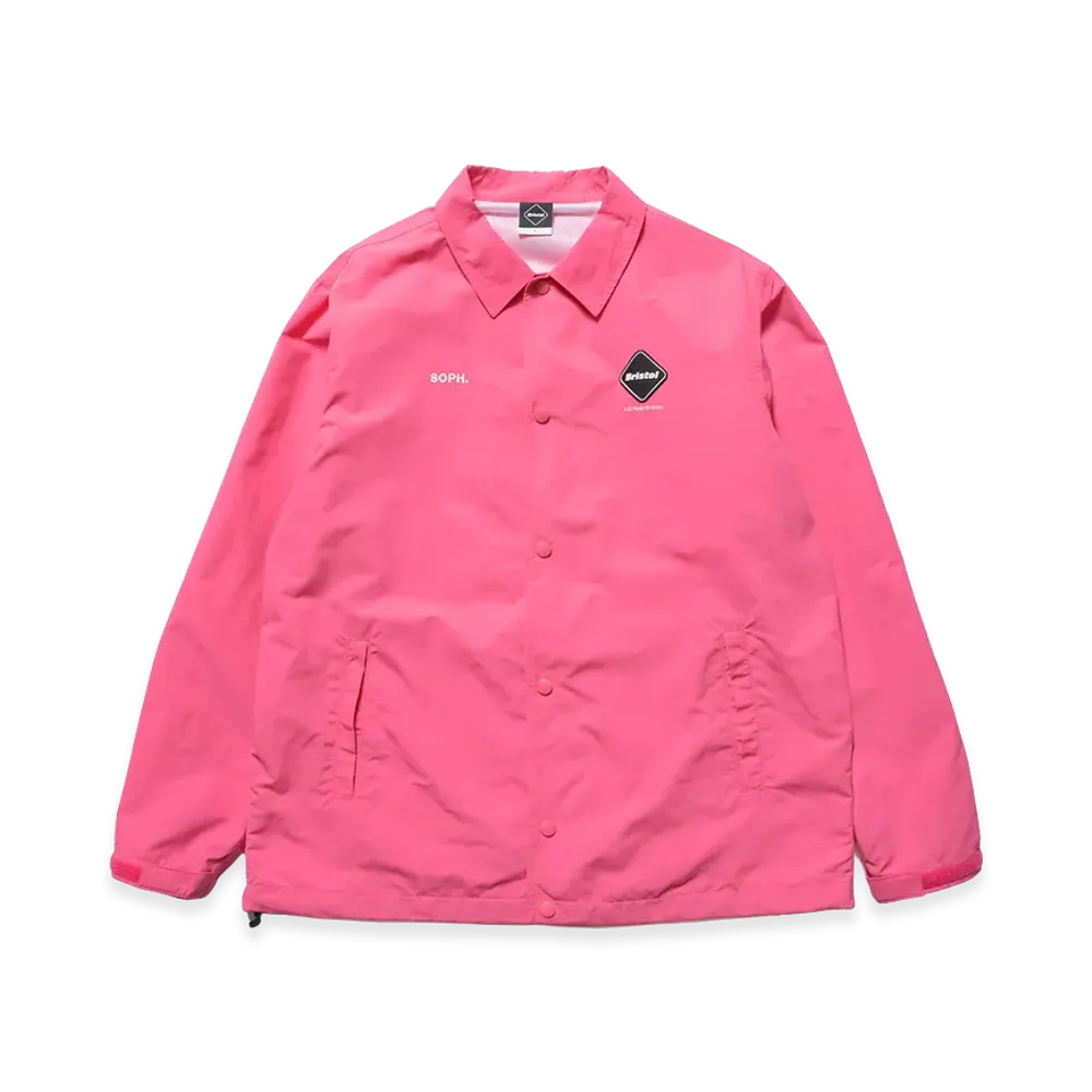 F.C.Real Bristol Supplex Nylon Coach Jacket "Pink"