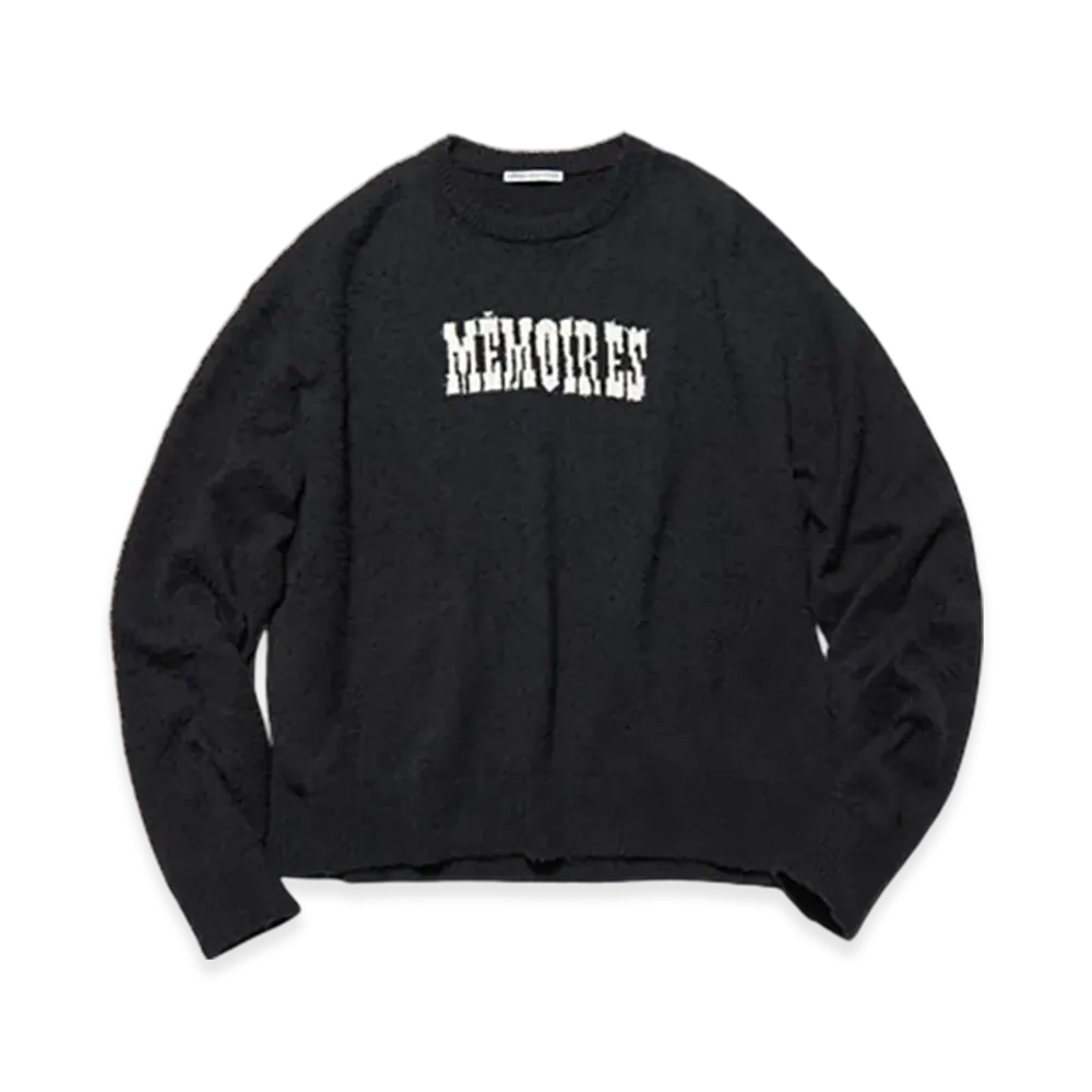 uniform experiment x Asger Jorn Memoires Jacquard Knit "Black"