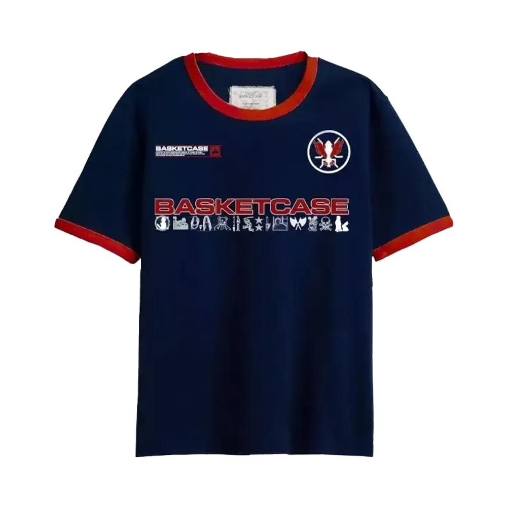 Basketcase Computar Ringer "Navy/Red"