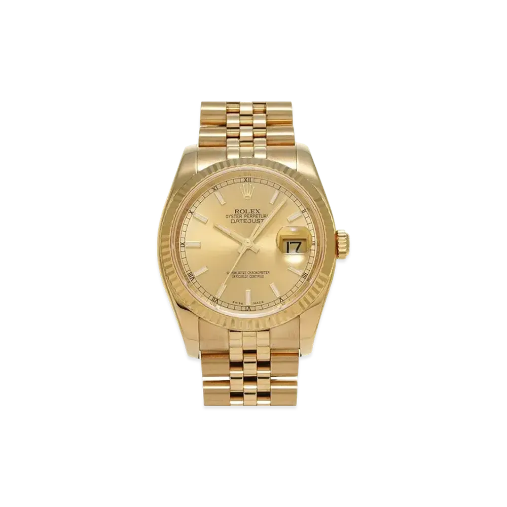 ROLEX Datejust "Champagne/Yellow Gold"