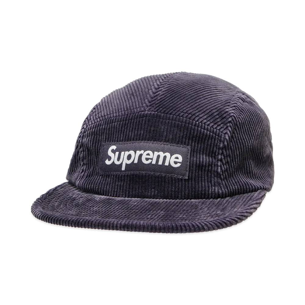 Supreme Corduroy Camp Cap "Navy"