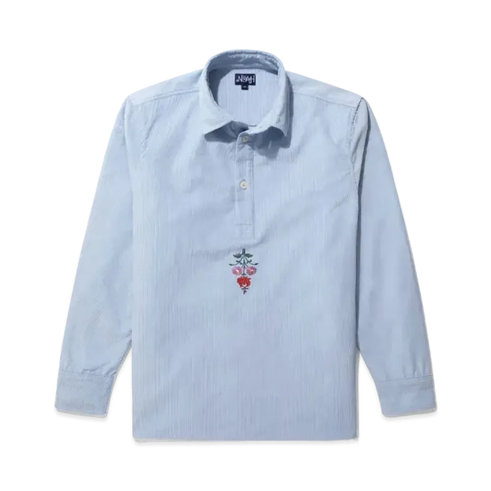 Noah x Jimi Hendrix Corduroy Pullover Shirt "Light Blue"
