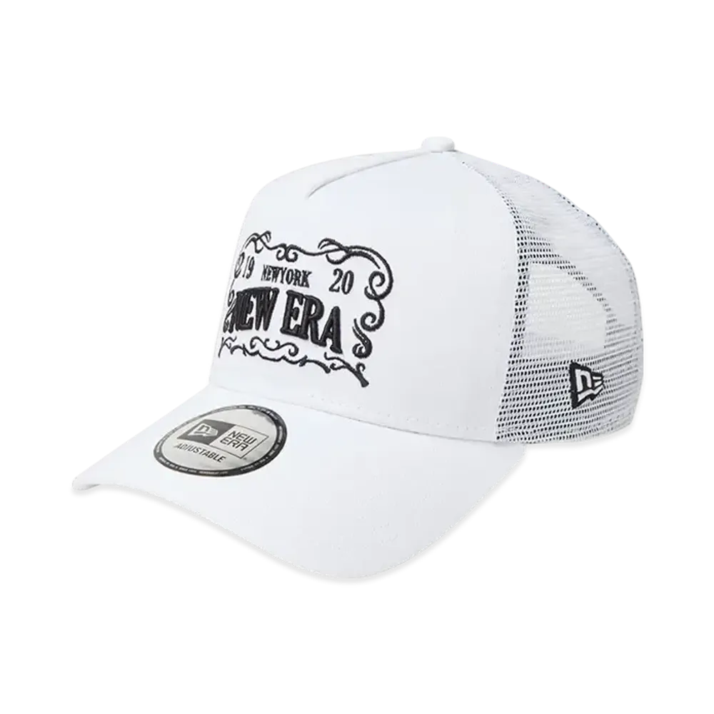 NEW ERA 9Forty A-Frame Frame Logo "White"