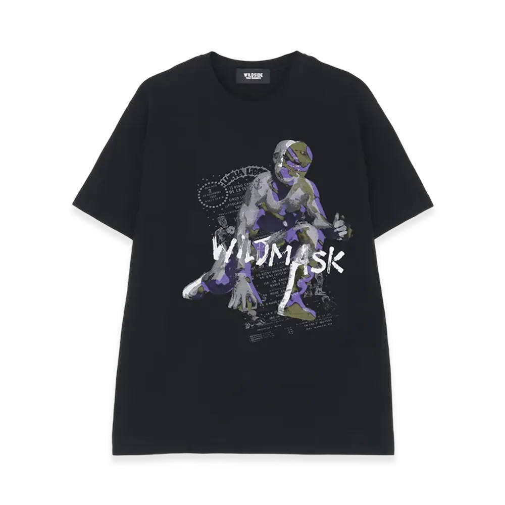 WILDSIDE YOHJI YAMAMOTO Wild Mask T-Shirt D "Black"