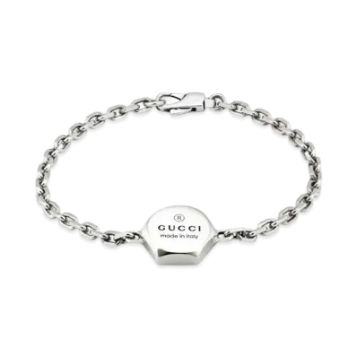GUCCI Trademark Bracelet "Silver"