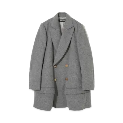 UNDERCOVER Wool Blend Big Jacket "Top Gray"