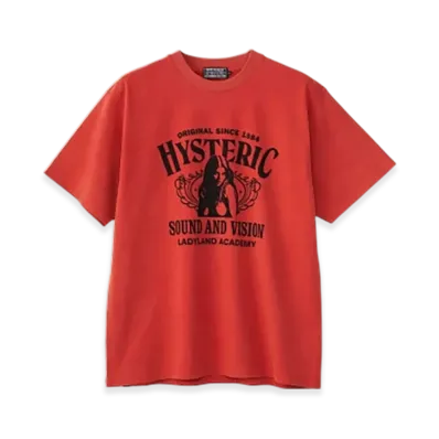 HYSTERIC GLAMOUR Ladyland Academy T-Shirt "Red"