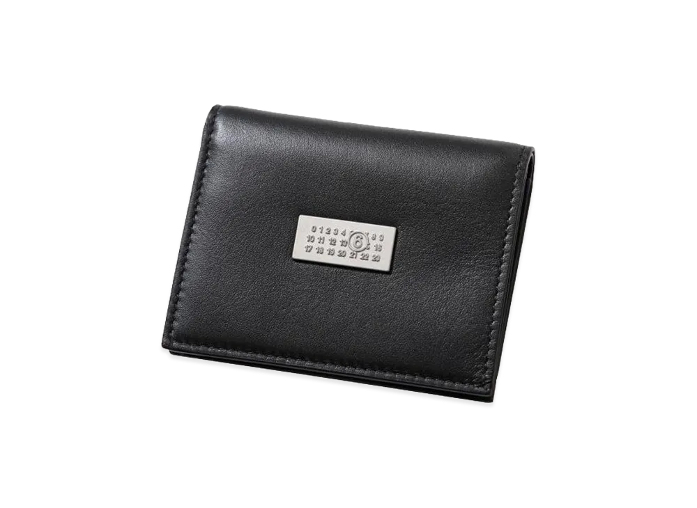 MM6 Maison Margiela Leather Wallet "Black"