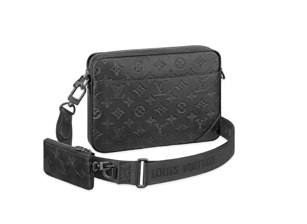 Louis Vuitton Duo Messenger Monogram Shadow "Noir"