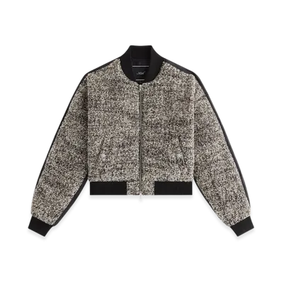 Kith Women Celia Boucle Bomber "Black"
