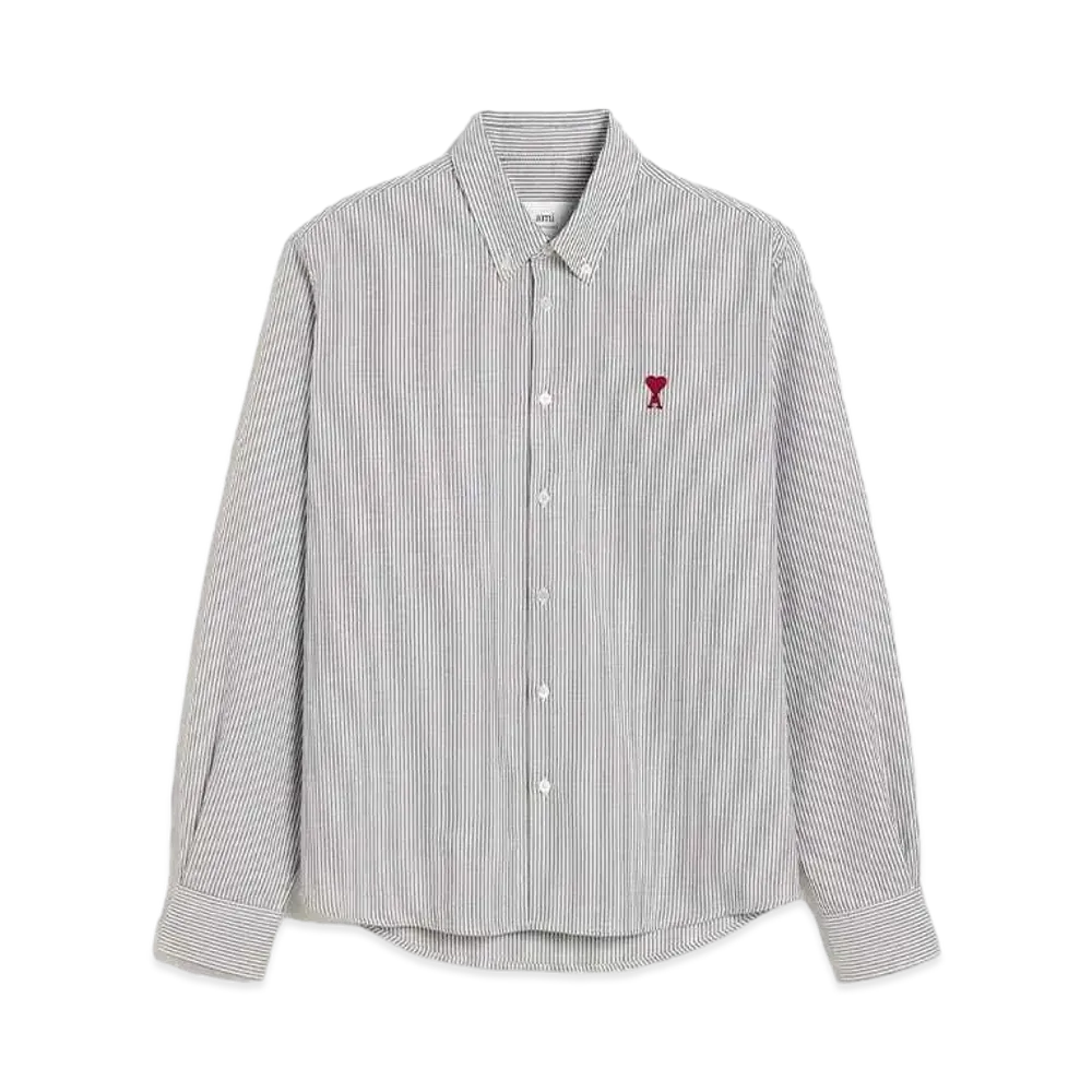 AMI PARIS Ami De Coeur Button-Down Shirt "Black"