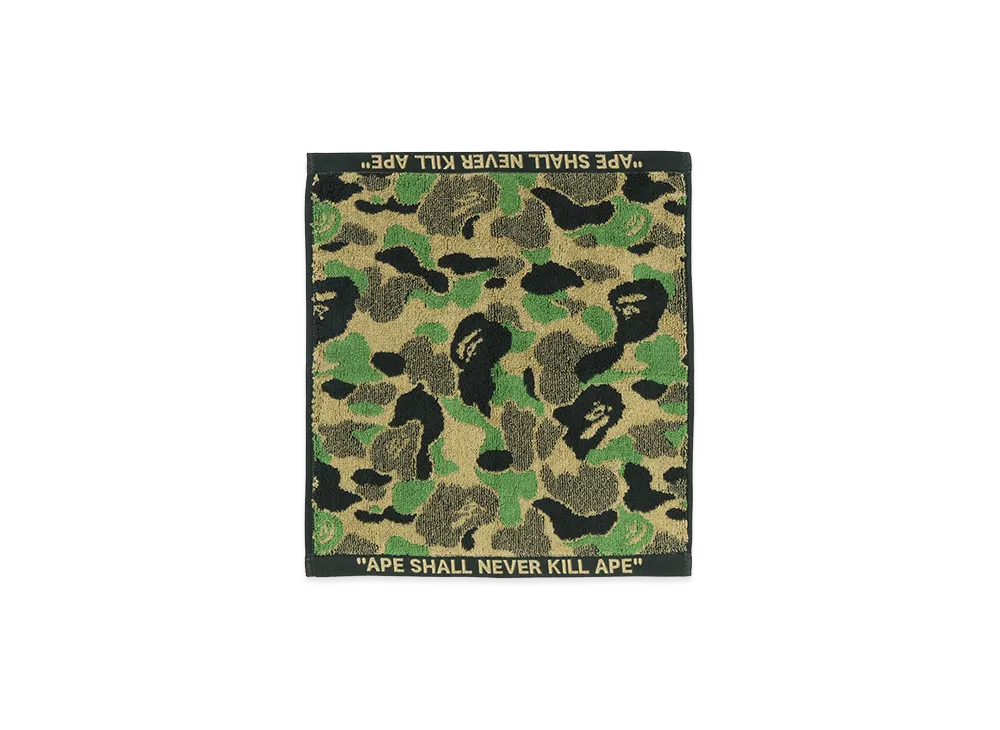 A BATHING APE ABC Camo Wash Towel "Green"